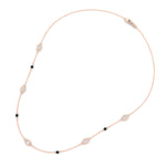 Load image into Gallery viewer, bezel-set-modern-spaced-station-chain-mangalsutra-in-rose-gold-mgs11683sleep-nl-rg