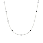 Load image into Gallery viewer, bezel-set-modern-spaced-station-chain-mangalsutra-in-white-gold-mgs11683angle2-nl-wg