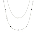 Load image into Gallery viewer, bezel-set-modern-spaced-station-chain-mangalsutra-in-white-gold-mgs11683angle4-nl-wg