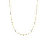 Load image into Gallery viewer, bezel-set-modern-spaced-station-chain-mangalsutra-in-yellow-gold-mgs11683angle1-nl-yg