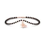 Load image into Gallery viewer, Butterfly Diamond Mangalsutra Chain Bracelet