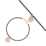 Load image into Gallery viewer, Butterfly Diamond Mangalsutra Chain Bracelet