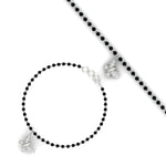 Load image into Gallery viewer, Butterfly Diamond Mangalsutra Chain Bracelet