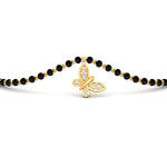 Load image into Gallery viewer, Butterfly Diamond Mangalsutra Chain Bracelet