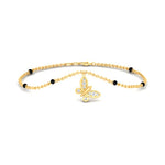 Load image into Gallery viewer, Butterfly Diamond Mangalsutra Chain Bracelet
