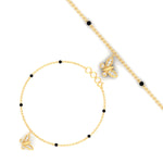 Load image into Gallery viewer, Butterfly Diamond Mangalsutra Chain Bracelet
