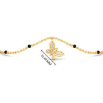 Load image into Gallery viewer, Butterfly Diamond Mangalsutra Chain Bracelet