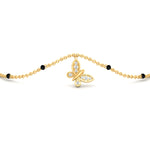 Load image into Gallery viewer, Butterfly Diamond Mangalsutra Chain Bracelet