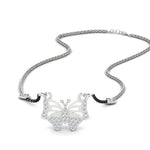 Load image into Gallery viewer, Butterfly Modern Love Diamond Necklace Mangalsutra