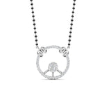 Load image into Gallery viewer, Circle Diamond Mangalsutra Pendant
