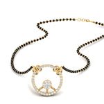 Load image into Gallery viewer, Circle Diamond Mangalsutra Pendant
