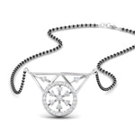 Load image into Gallery viewer, Circular Diamond Mangalsutra Pendant
