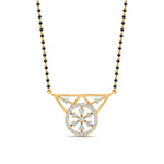 Load image into Gallery viewer, Circular Diamond Mangalsutra Pendant
