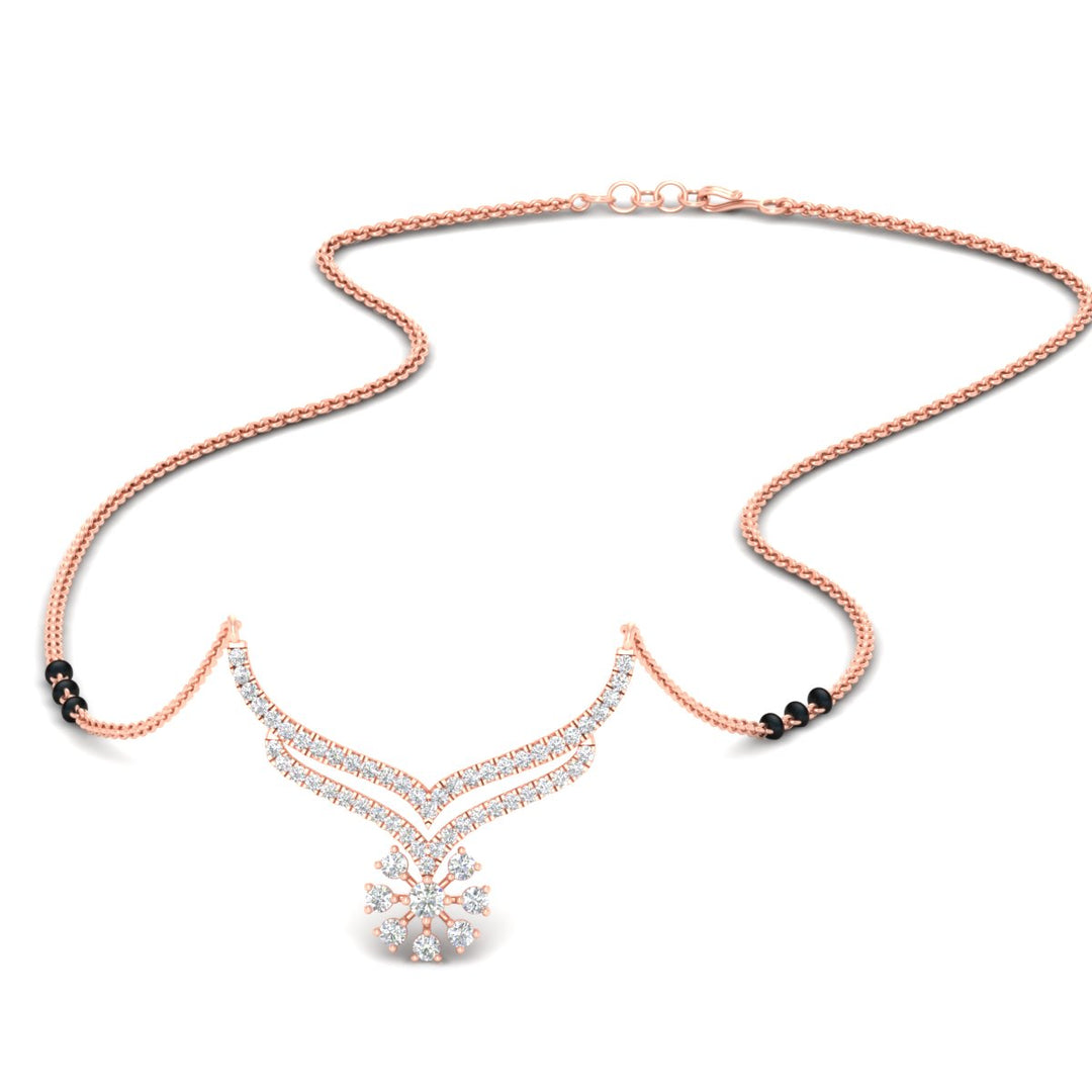 Classic Delicate Diamond Mangalsutra
