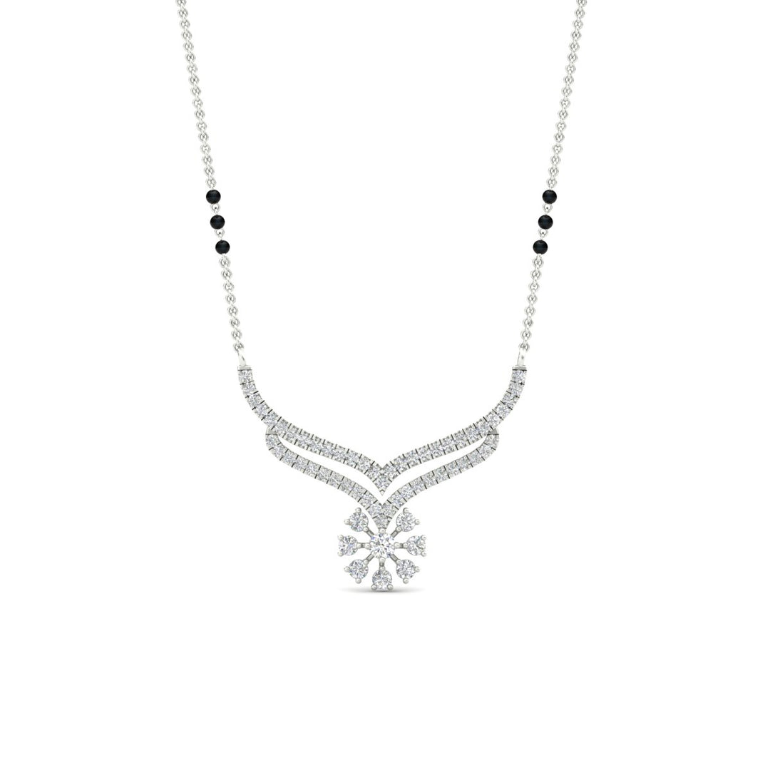Classic Delicate Diamond Mangalsutra