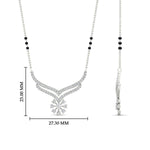 Load image into Gallery viewer, Classic Delicate Diamond Mangalsutra