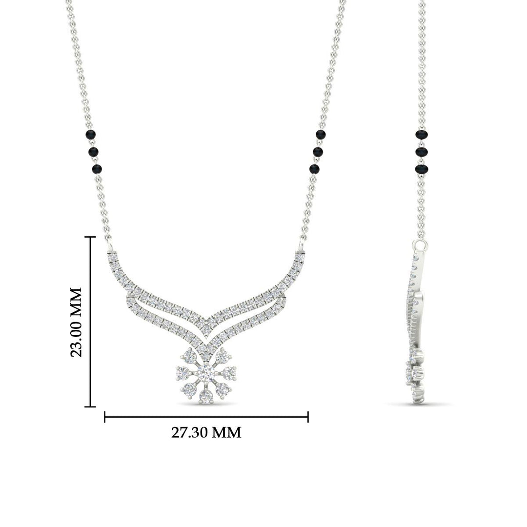 Classic Delicate Diamond Mangalsutra