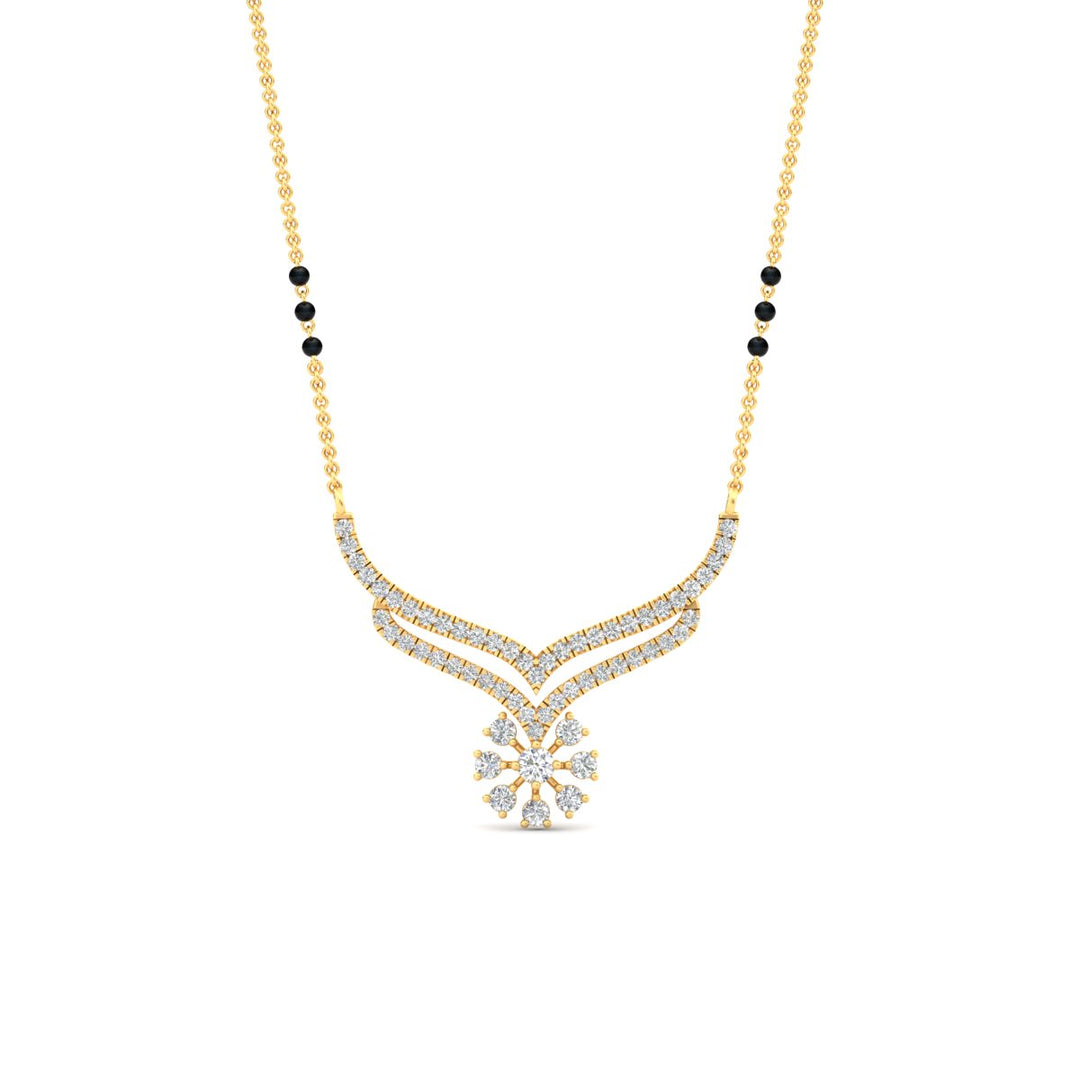 Classic Delicate Diamond Mangalsutra