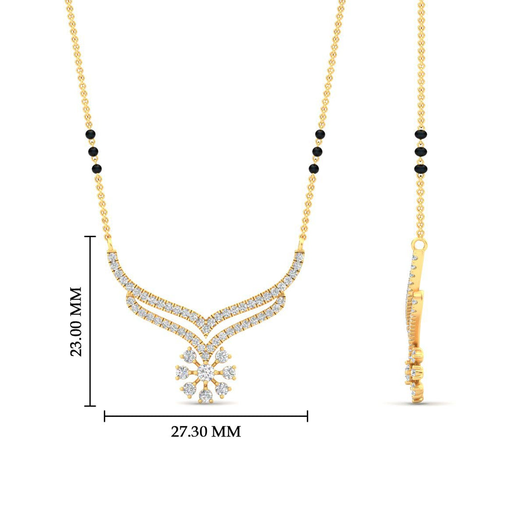 Classic Delicate Diamond Mangalsutra