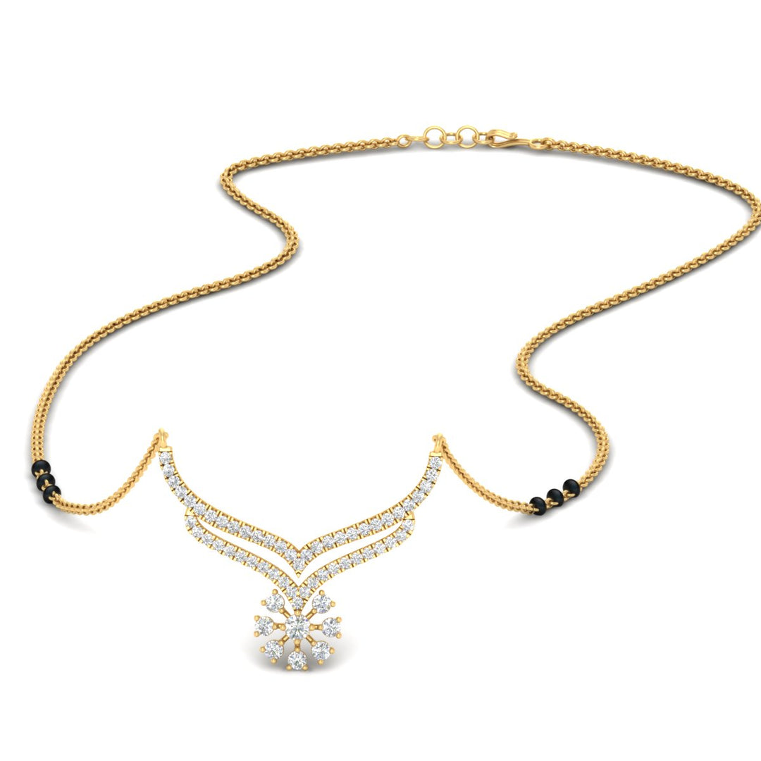 Classic Delicate Diamond Mangalsutra