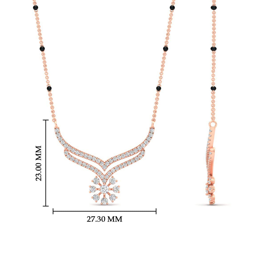 Classic Delicate Diamond Mangalsutra