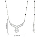 Load image into Gallery viewer, Classic Delicate Diamond Mangalsutra