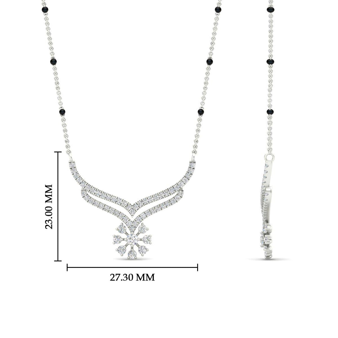 Classic Delicate Diamond Mangalsutra