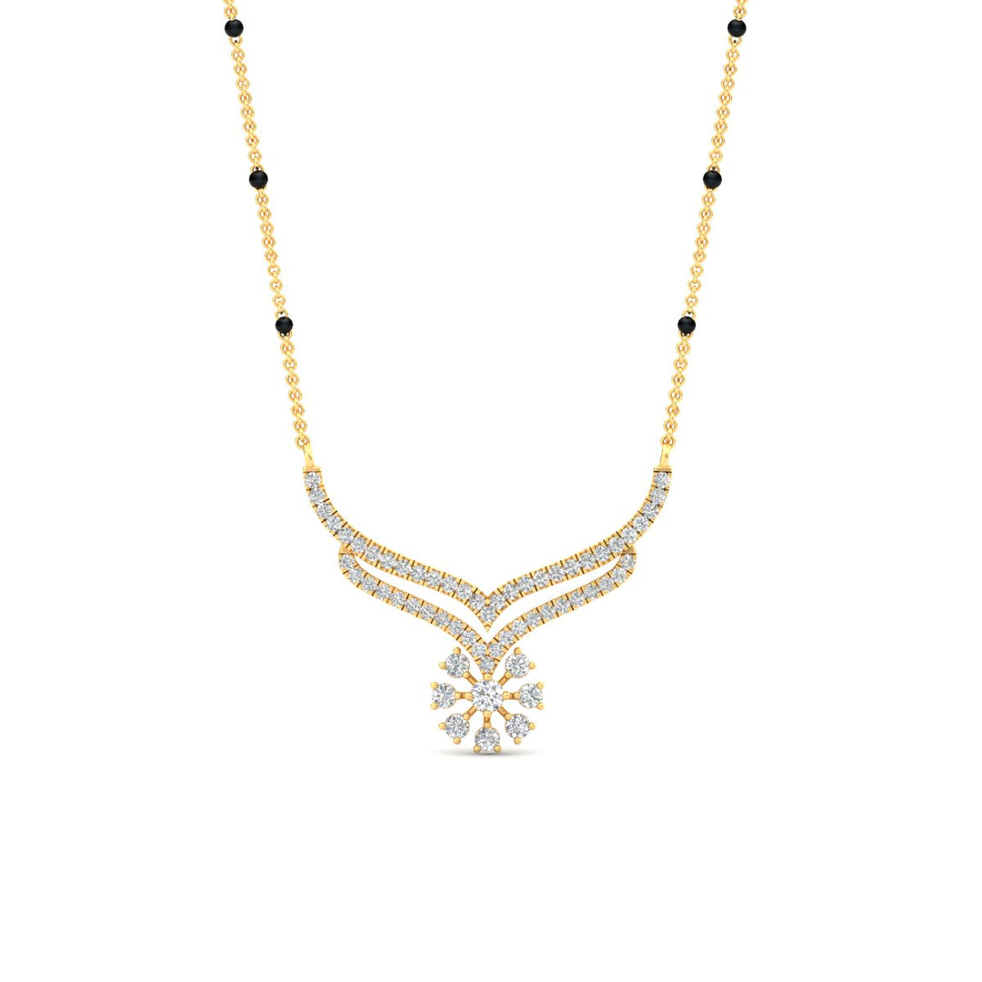 Classic Delicate Diamond Mangalsutra