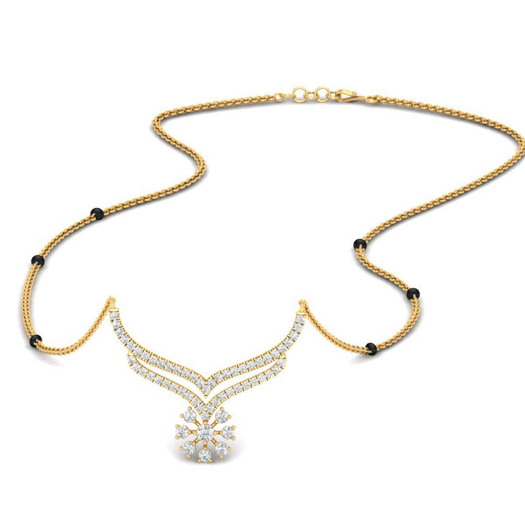 Classic Delicate Diamond Mangalsutra