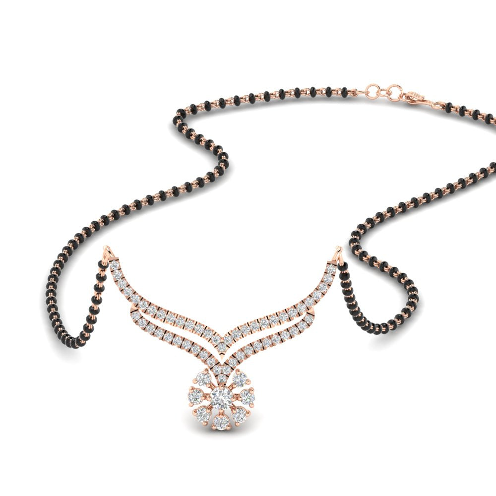 Classic Delicate Diamond Mangalsutra