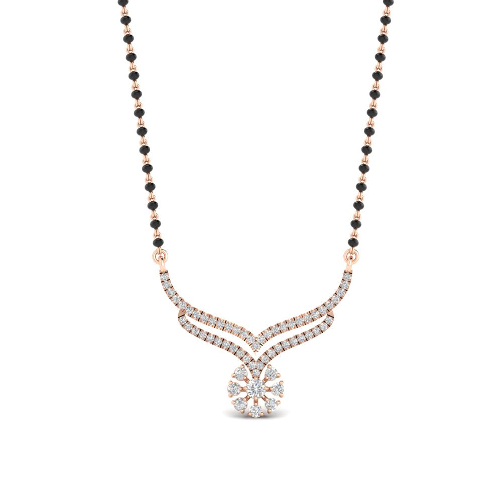 Classic Delicate Diamond Mangalsutra