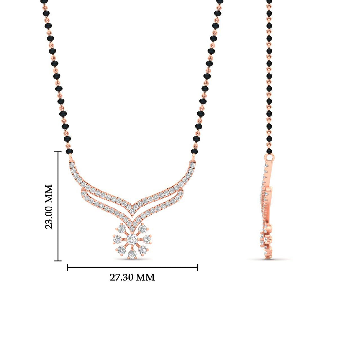 Classic Delicate Diamond Mangalsutra