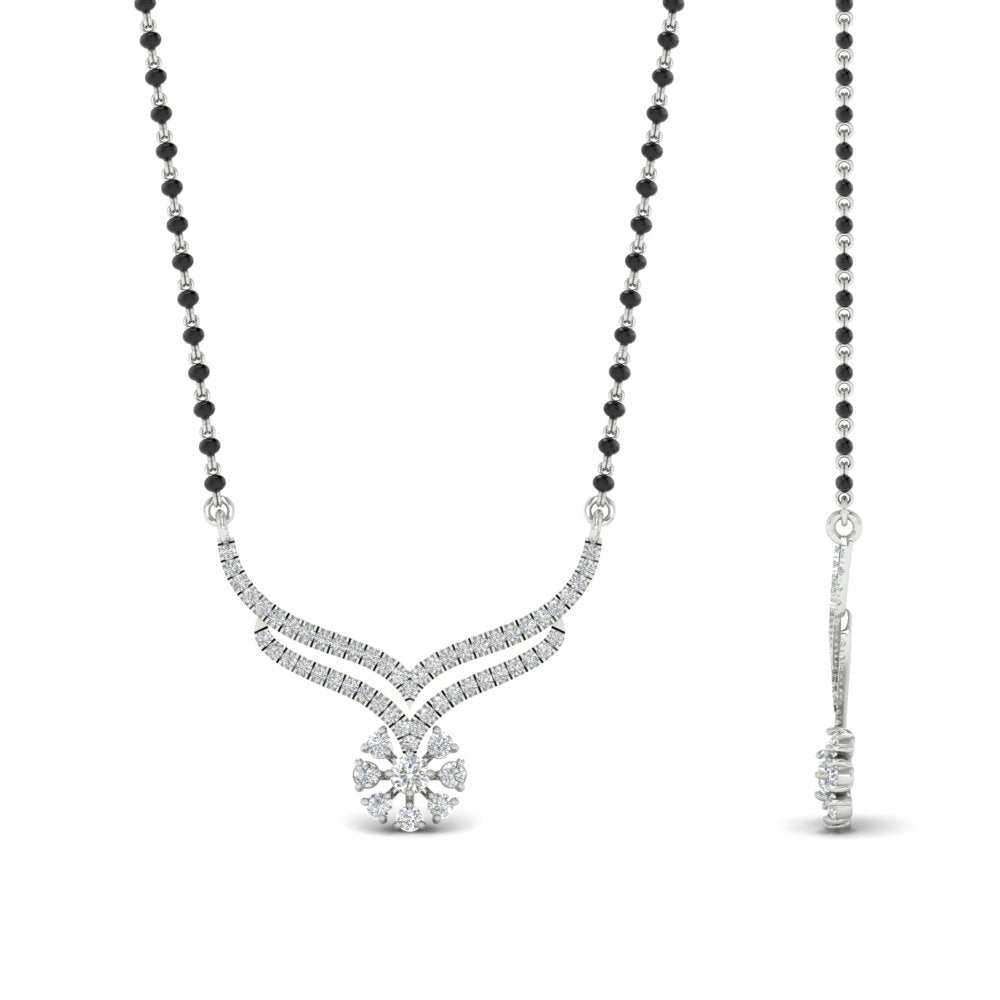 Classic Delicate Diamond Mangalsutra