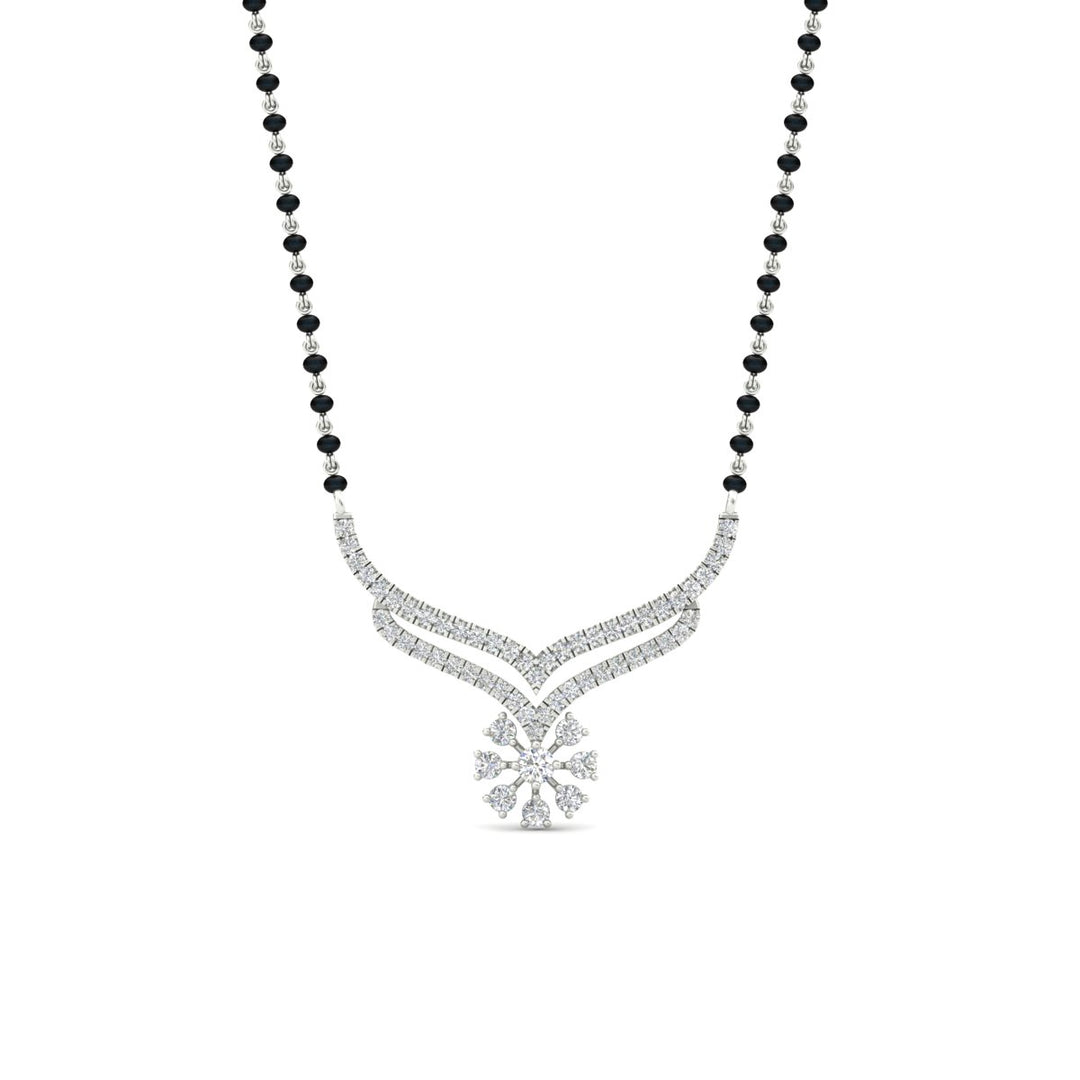 Classic Delicate Diamond Mangalsutra