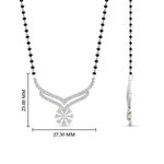 Load image into Gallery viewer, Classic Delicate Diamond Mangalsutra