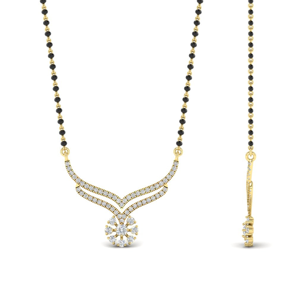 Classic Delicate Diamond Mangalsutra