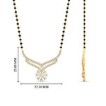 Load image into Gallery viewer, Classic Delicate Diamond Mangalsutra