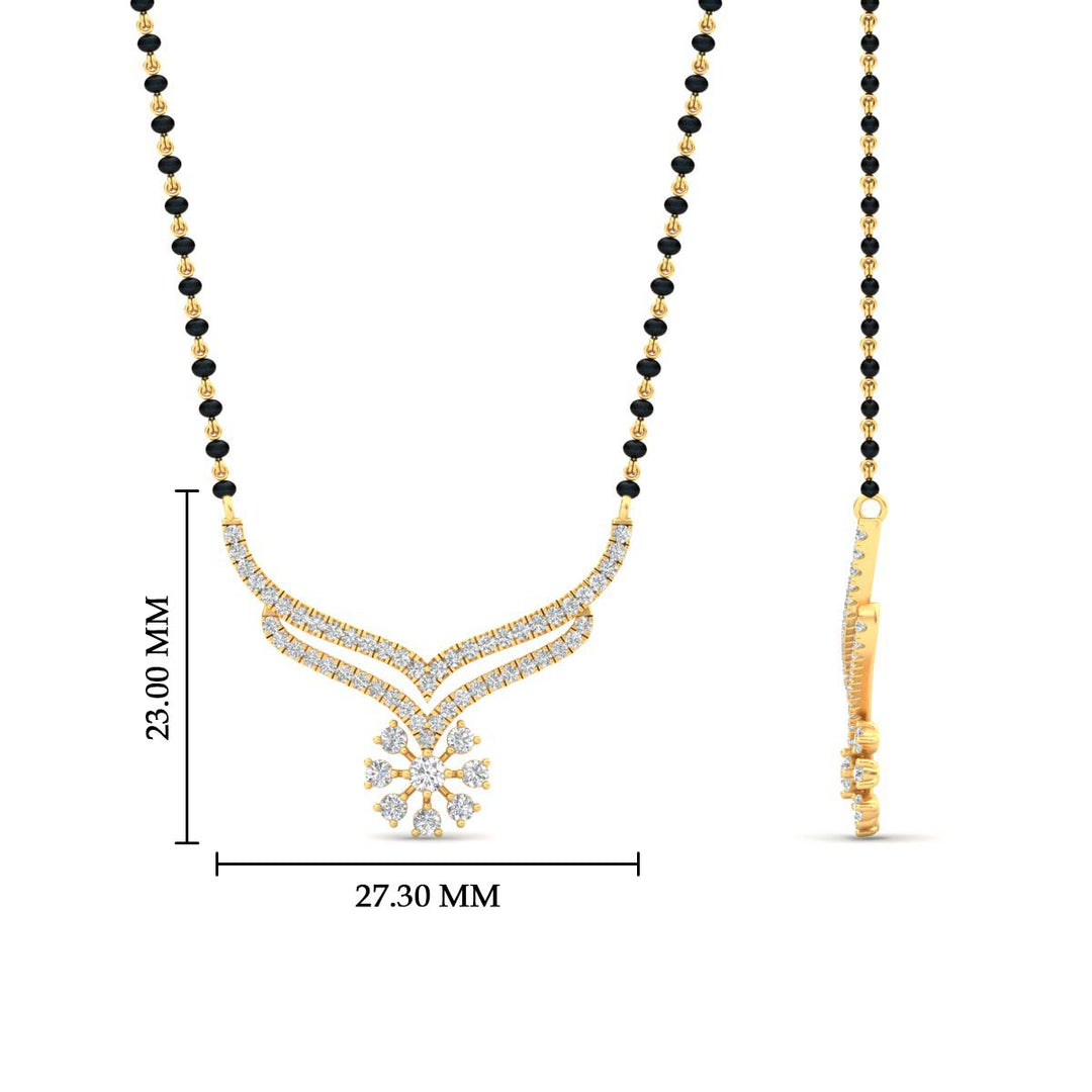 Classic Delicate Diamond Mangalsutra