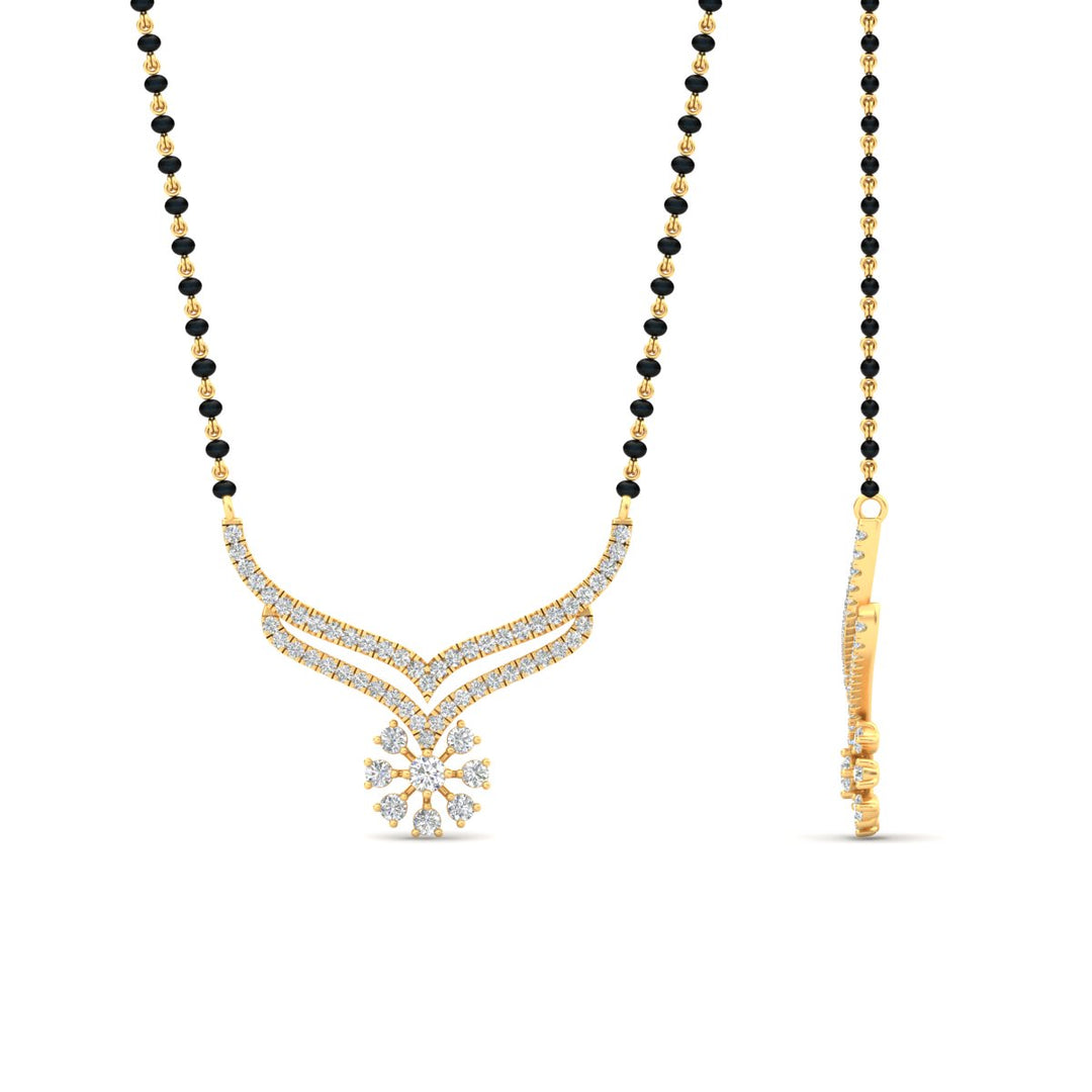 Classic Delicate Diamond Mangalsutra