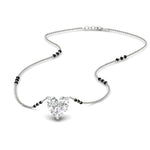 Load image into Gallery viewer, classic-heart-cut-diamond-mangalsutra-necklace-in-white-gold-mgs11601htsleep-nl-wg