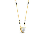 Load image into Gallery viewer, classic-heart-cut-diamond-mangalsutra-necklace-in-yellow-gold-mgs11601htangle3-nl-yg