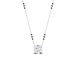 Load image into Gallery viewer, classic-round-cut-diamond-mangalsutra-necklace-in-white-gold-mgs11601roangle1-nl-wg