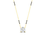 Load image into Gallery viewer, classic-round-cut-diamond-mangalsutra-necklace-in-yellow-gold-mgs11601roangle1-nl-yg