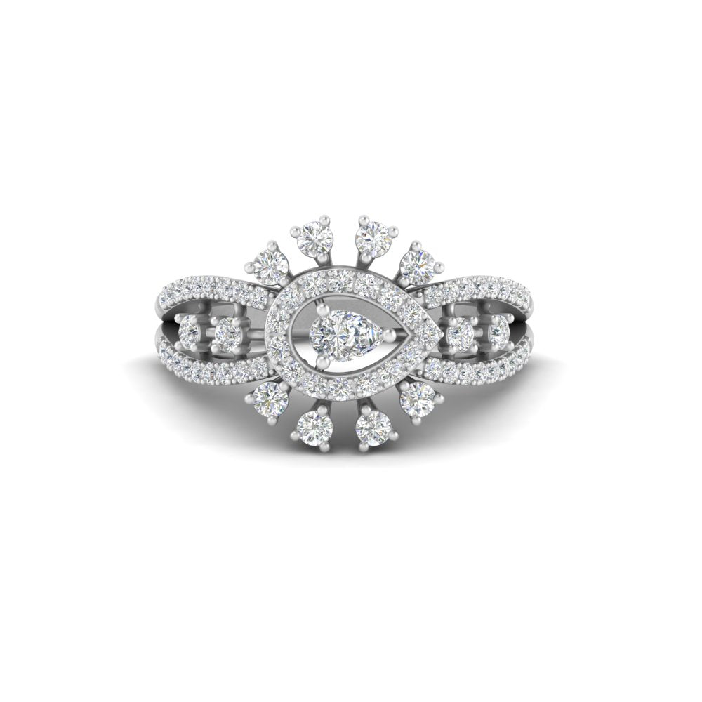 Cluster Cocktail Diamond Ring