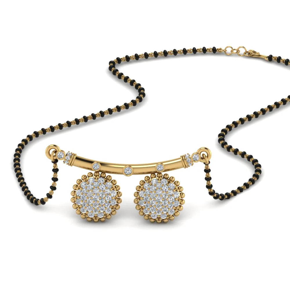 7. Diamond Cluster Pendants