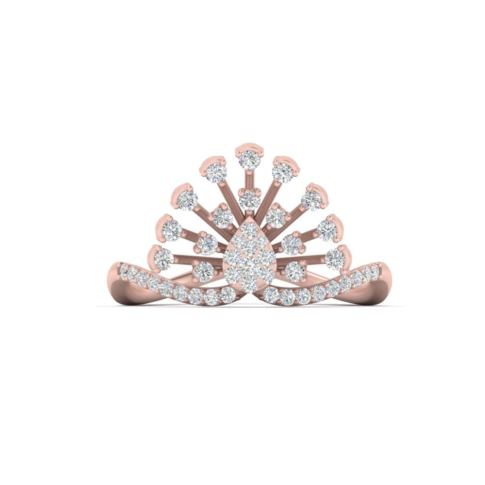 Cluster Indian Style Diamond Ring