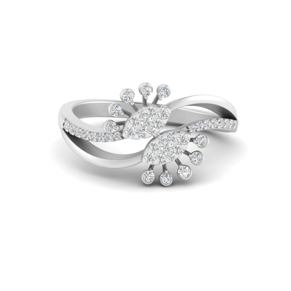 Cluster Diamond Ring