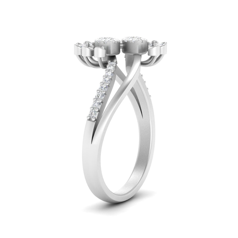Cluster Diamond Ring