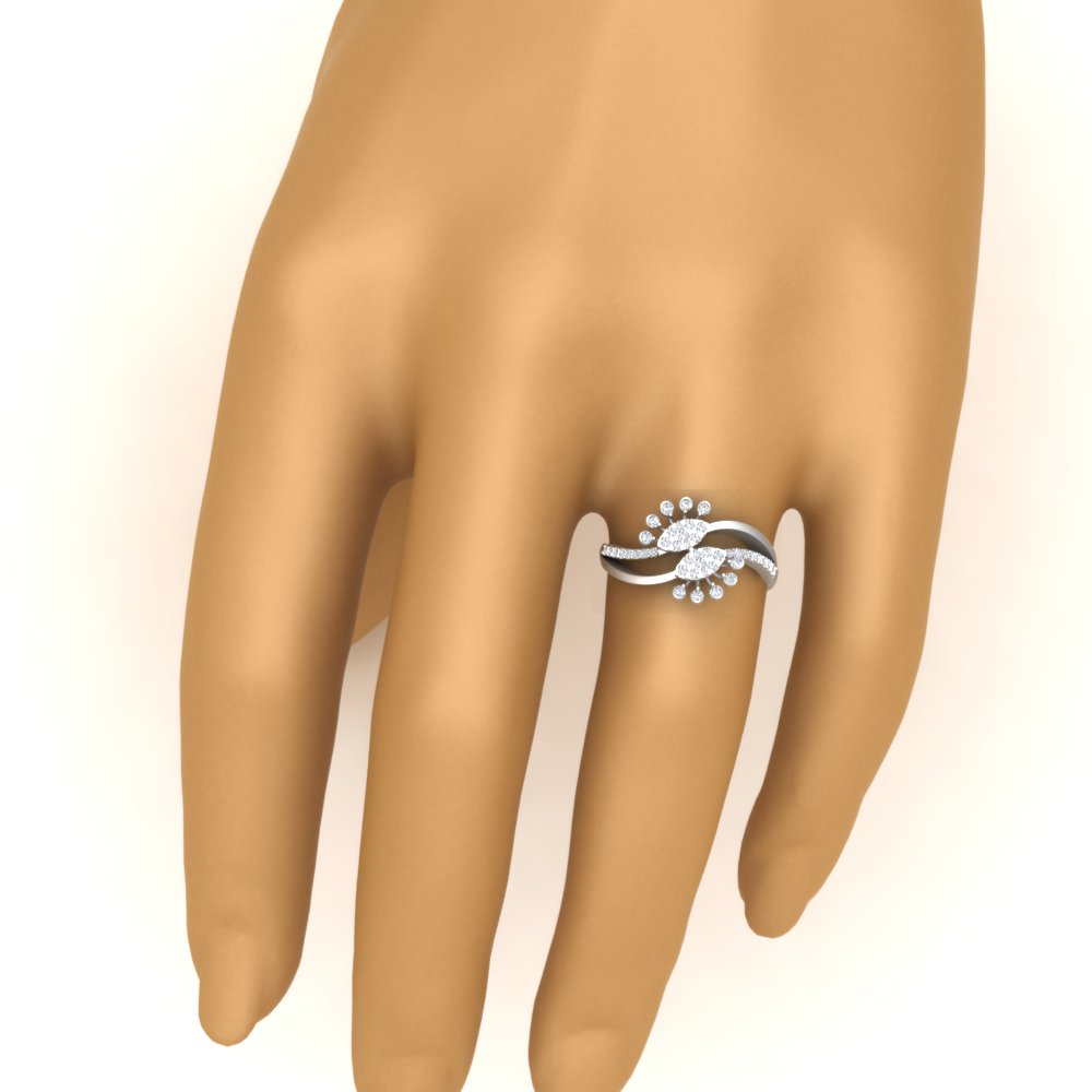 Cluster Diamond Ring