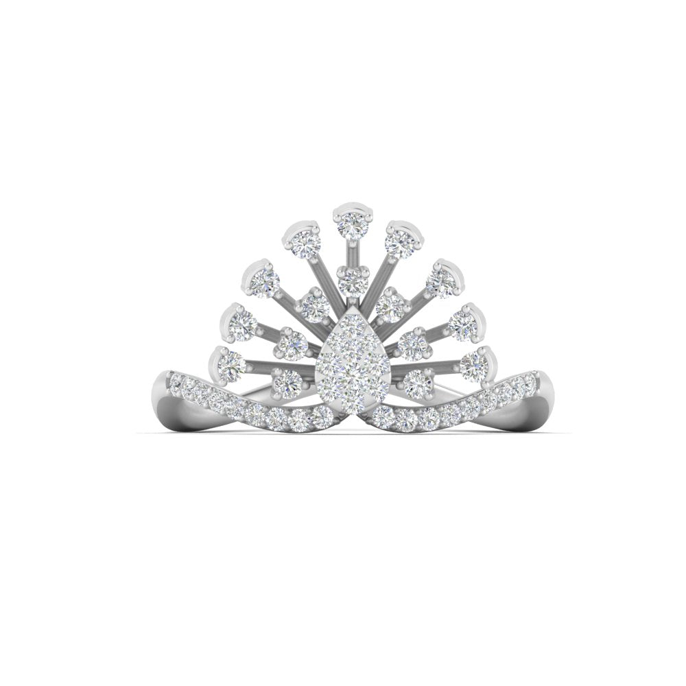 Cluster Indian Style Diamond Ring